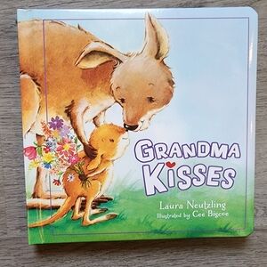 Grandma Kisses by Laura Neutzling Children's Illustrated Fiction Board Book 2019